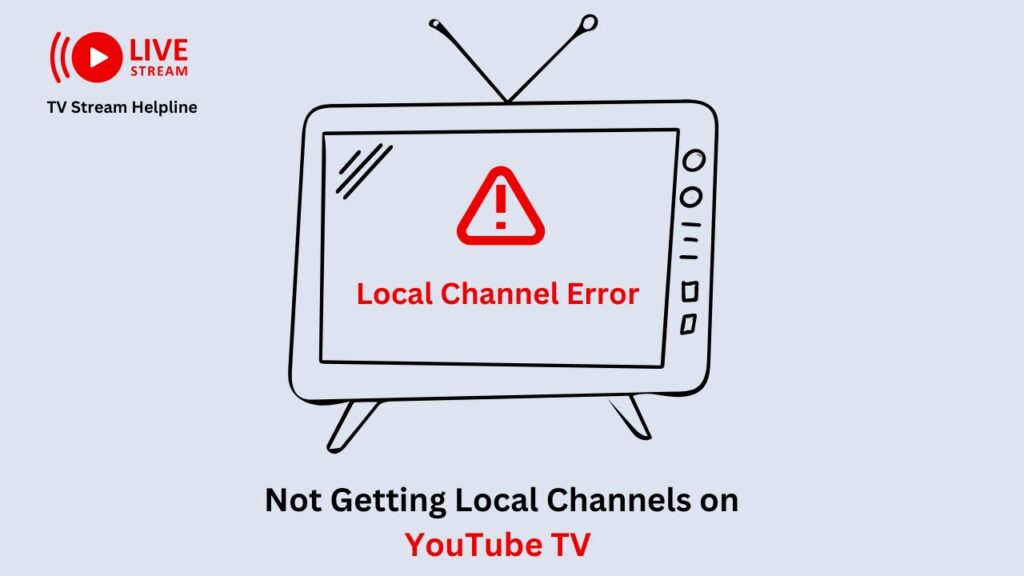 Not getting local channels on YouTube TV