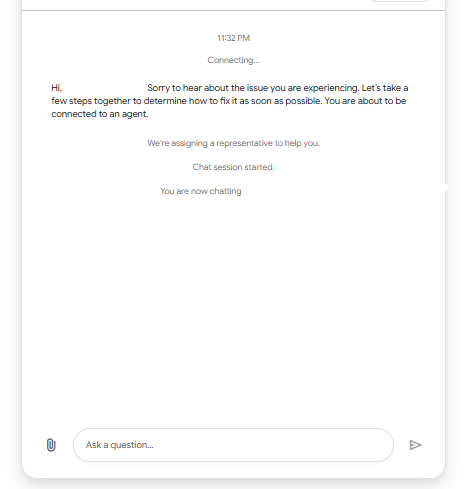 youtube tv support chat